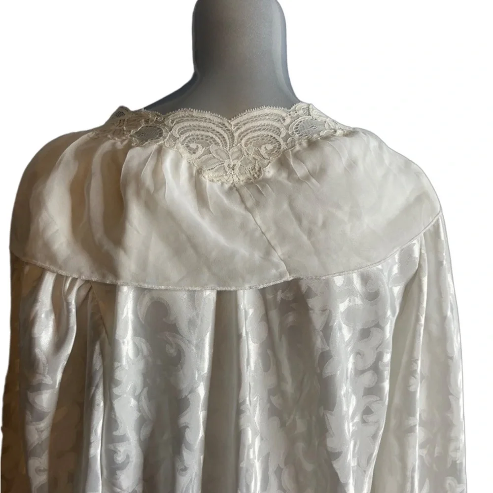 Christian Dior vintage Union Made in USA floral/paisley print/ Small night shirt - Picture 6 of 16